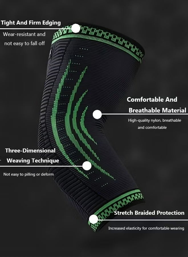 JINGBA SUPPORT Sports Elbow Brace Elbow Compression Sleeve For Tendonitis And Tennis Elbow, Elbow Orthotic Brace Compression Brace Elbow Pain Relief For Golfers, Arthritis, Bursitis, Weightlifting, Suitable For Men And Women - Image 3